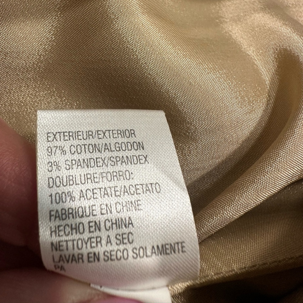 Antonio Melani Tan Trench Coat - Picture 4 of 5
